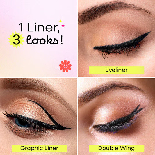 Nykaa Magic Liquid Eyeliner - Super Black 01 5 MILLI_LITRE