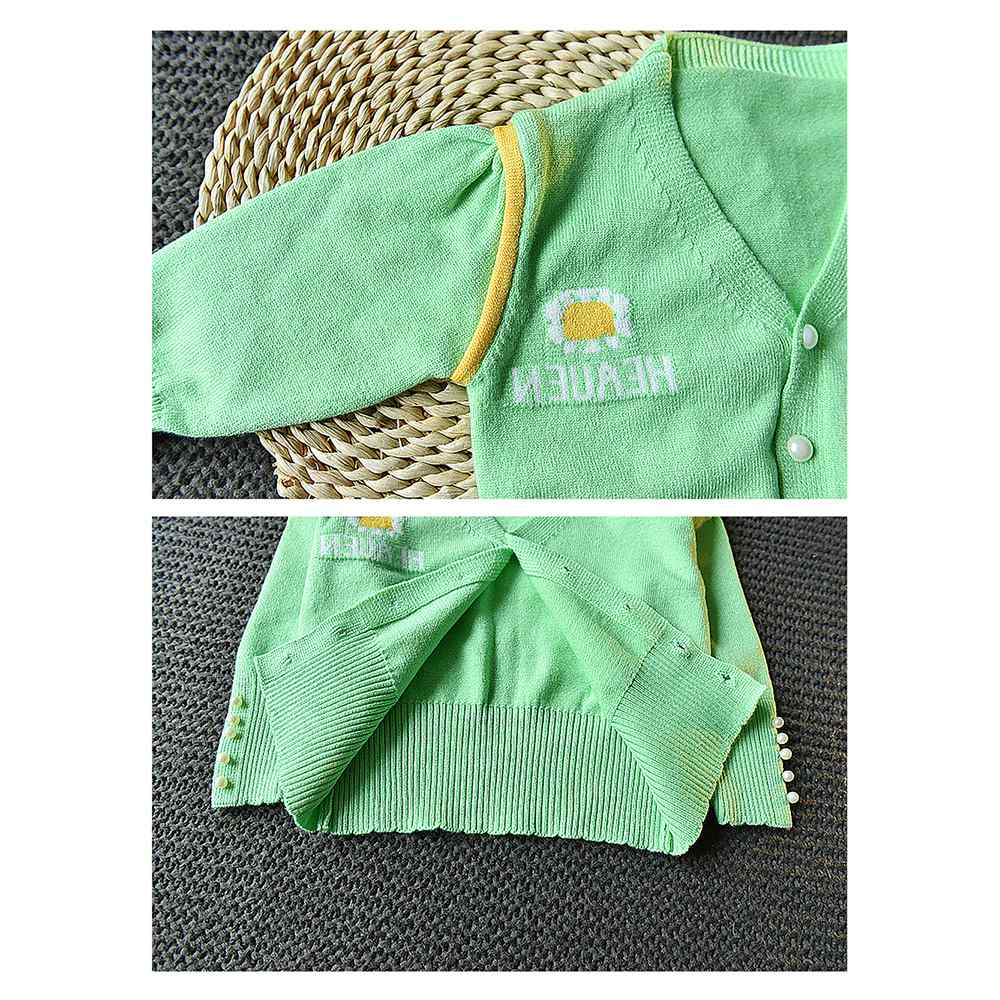 Mint Green V neck style 2 pcs, Skirt and Top Winterwear set for Girls