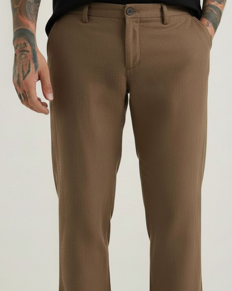 Coffee Linen Pant
