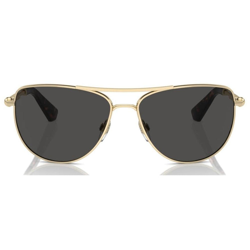 Burberry light gold frame with dark grey lenses Sunglasses
