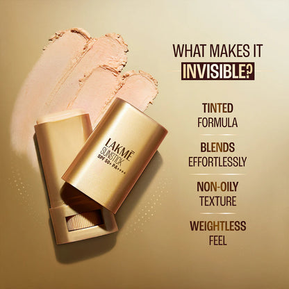 LAKME SPF 50+ PA++++ SUN EXPERT INVISIBLE SUNSTICK