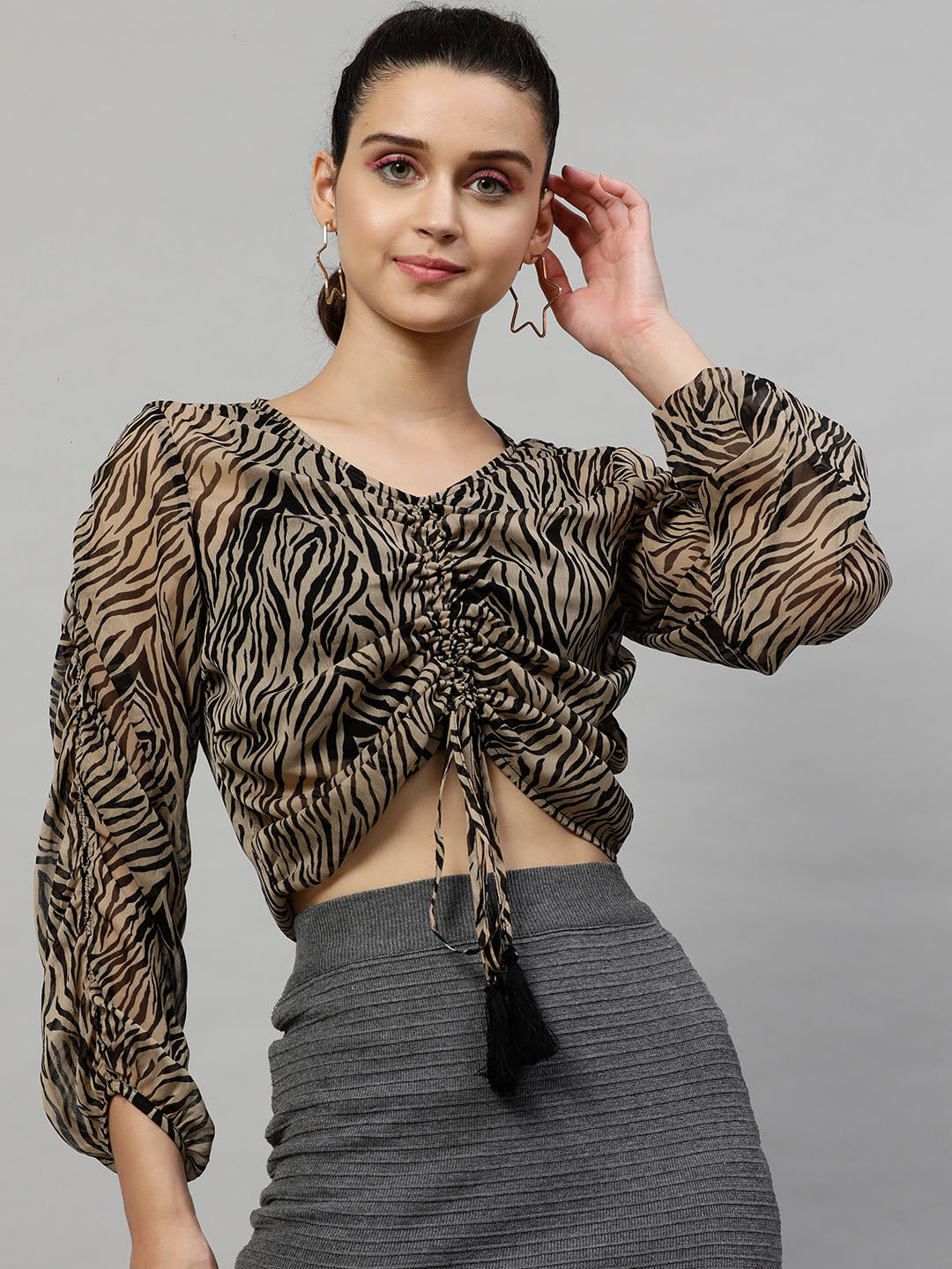 Animal Print Top