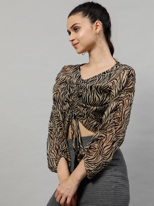 Animal Print Top