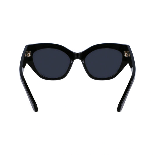 Salvatore Ferragamo Black on Dark Grey lenses Woman Sunglasses