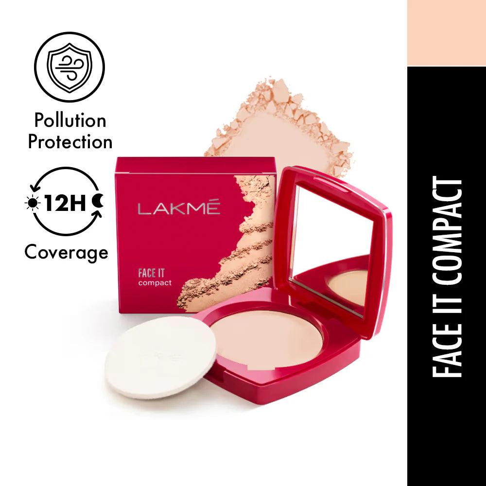 LAKME FOREVER MATTE COMPACT - Natural Coral