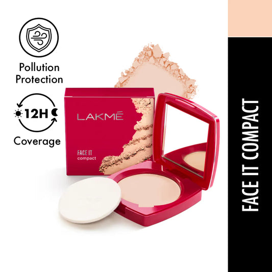 LAKME FOREVER MATTE COMPACT - Natural Coral