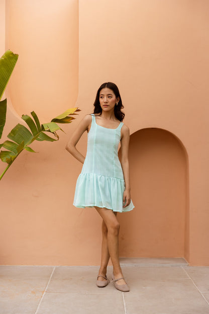 ILSA Drop Waist Short Dress