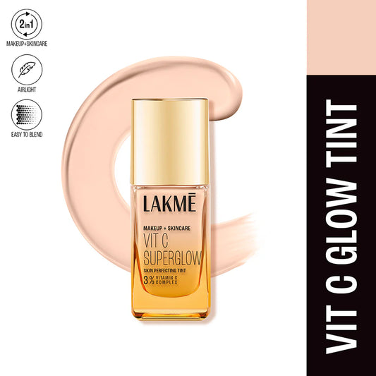 Lakme Makeup+Skincare Vitc Superglow Skin Perfecting Tint