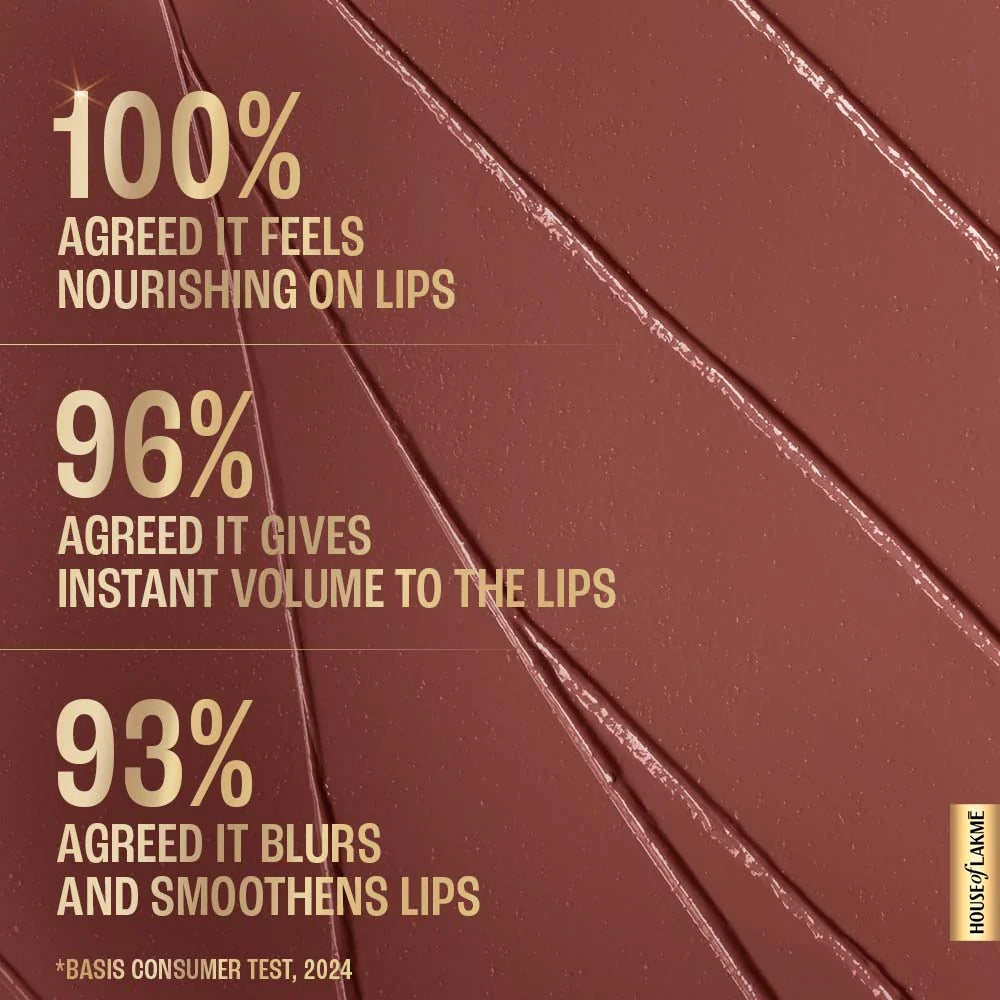Lakme Ultimate Glam Satin Matte Lipstick - Petal Nude
