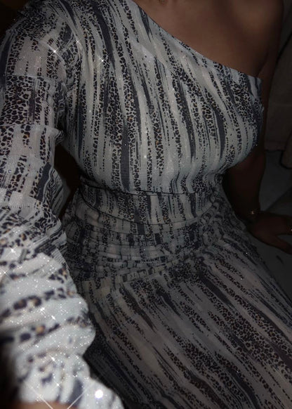 Leopard Crystal Dress
