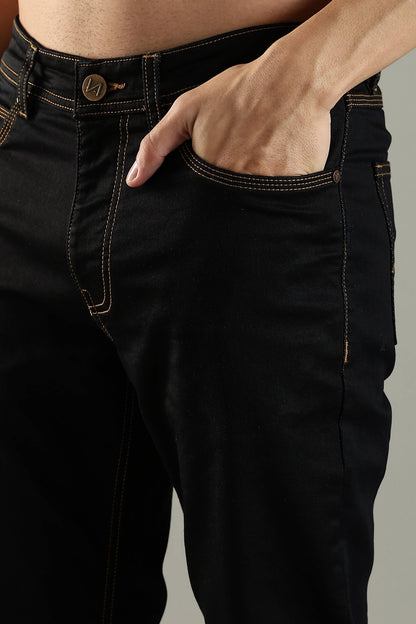 Earthy Denim Pant - Dark Night
