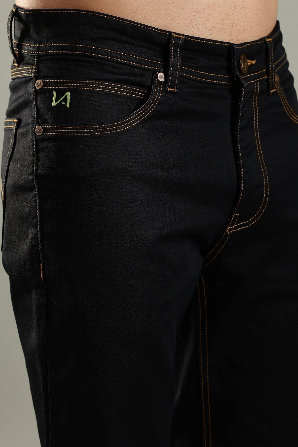 Earthy Denim Pant - Dark Night