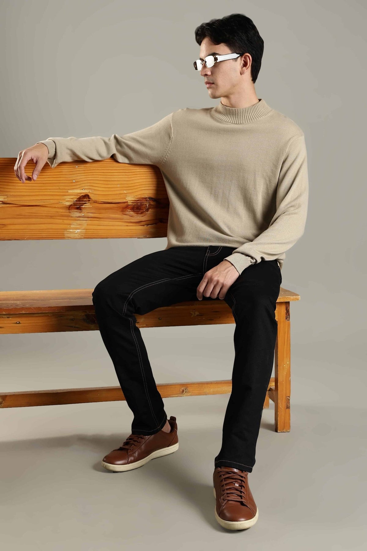 Earthy Denim Pant - Dark Night