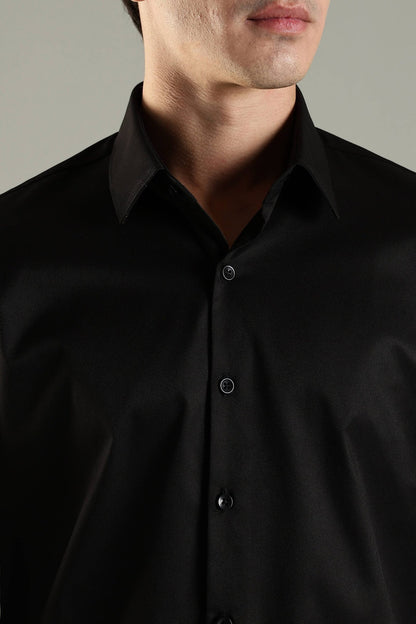 Active Casual Shirt - Party Black