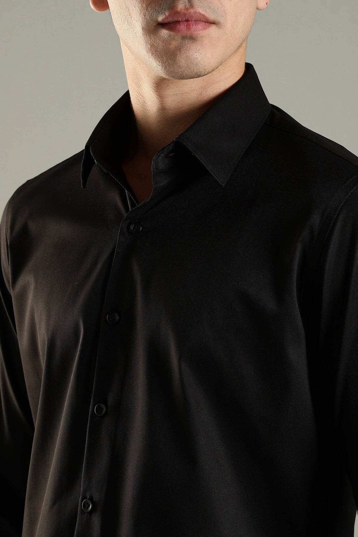 Active Casual Shirt - Party Black