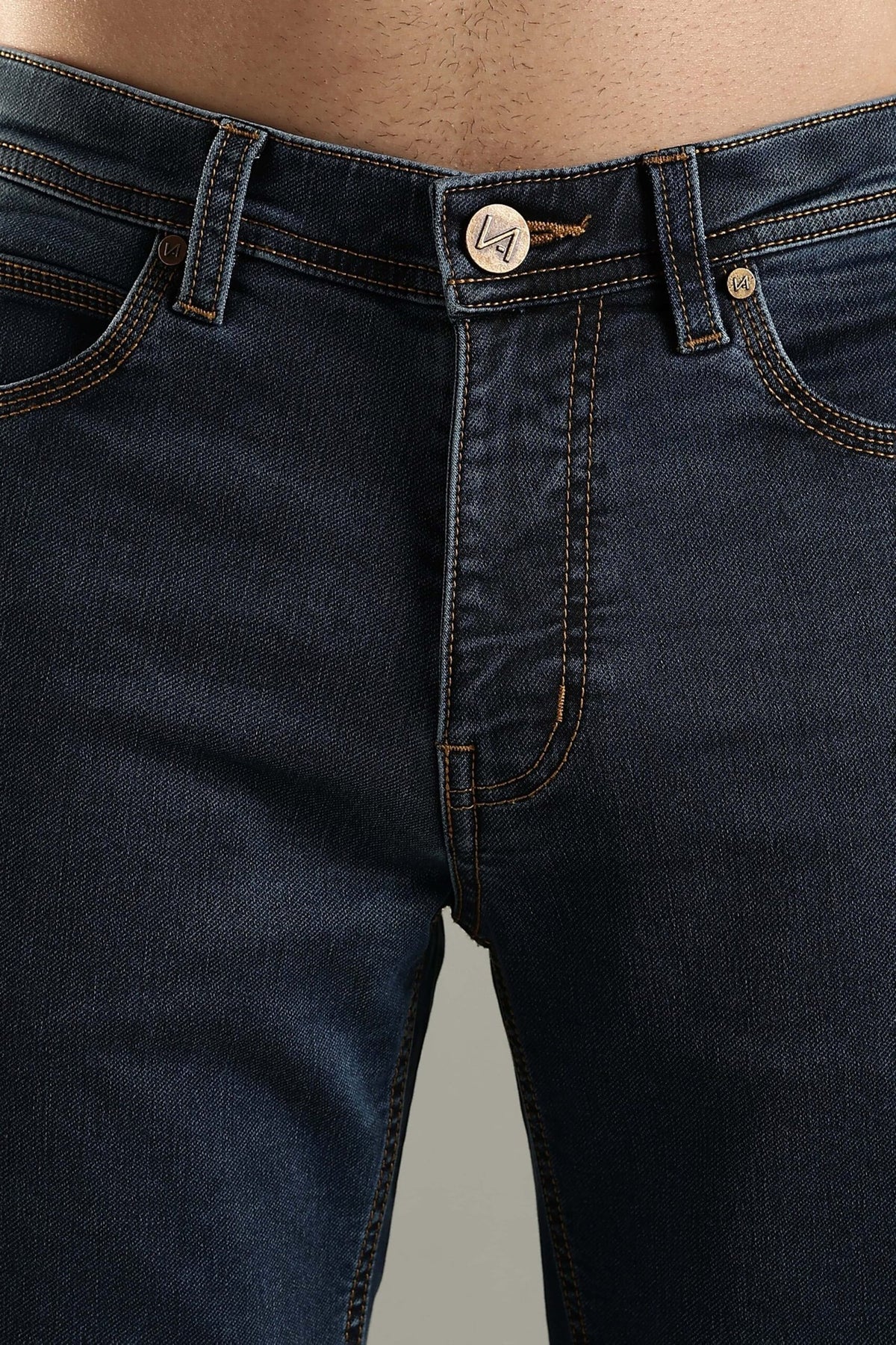 Earthy Denim Pant - Dirty Blue