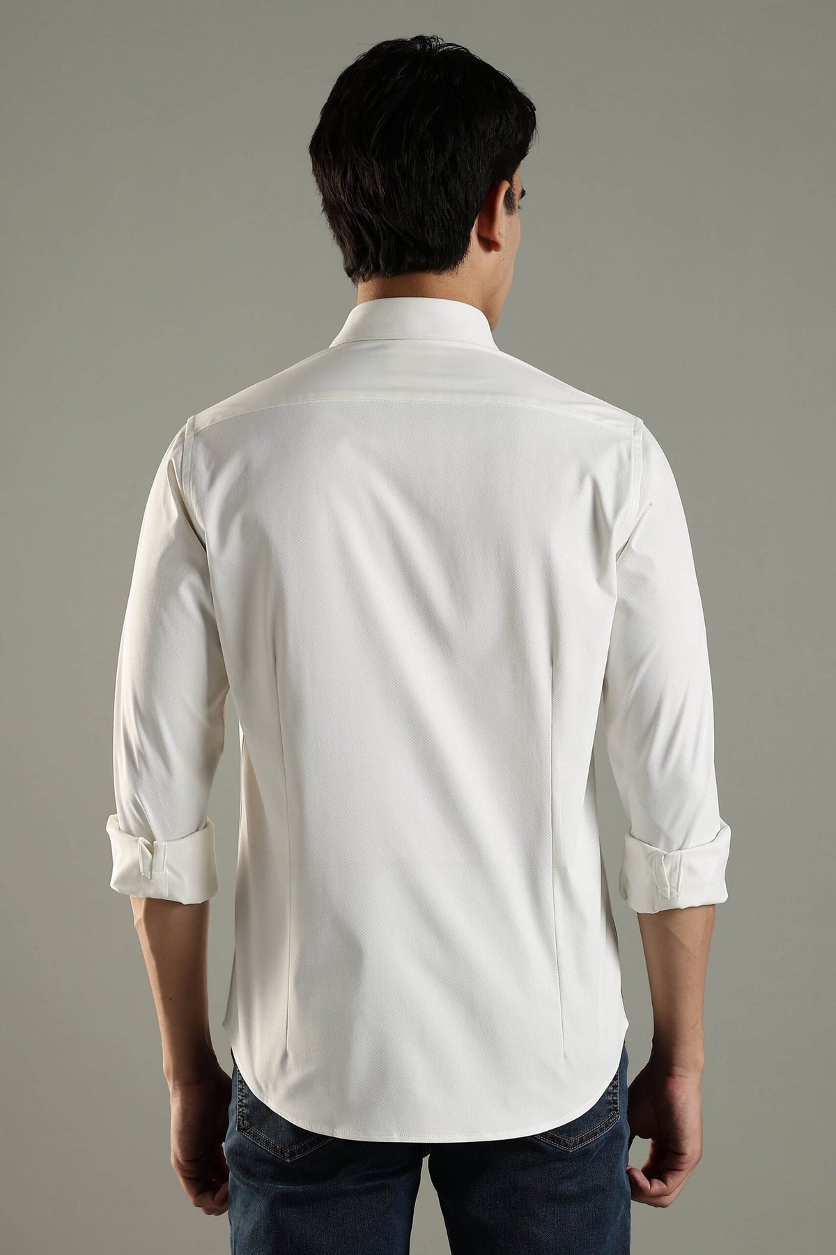 Active Casual Shirt - Pearl White