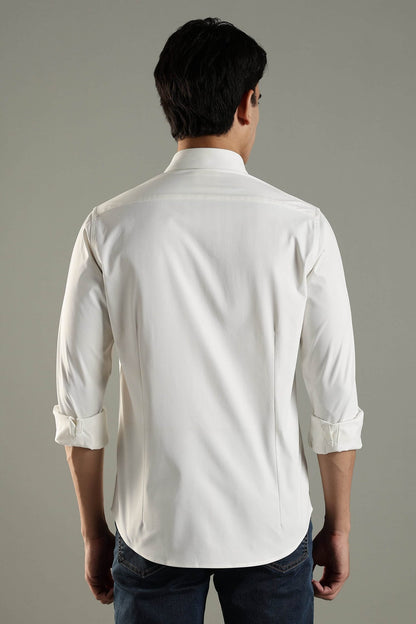 Active Casual Shirt - Pearl White