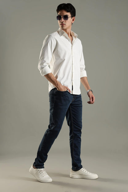 Earthy Denim Pant - Dirty Blue