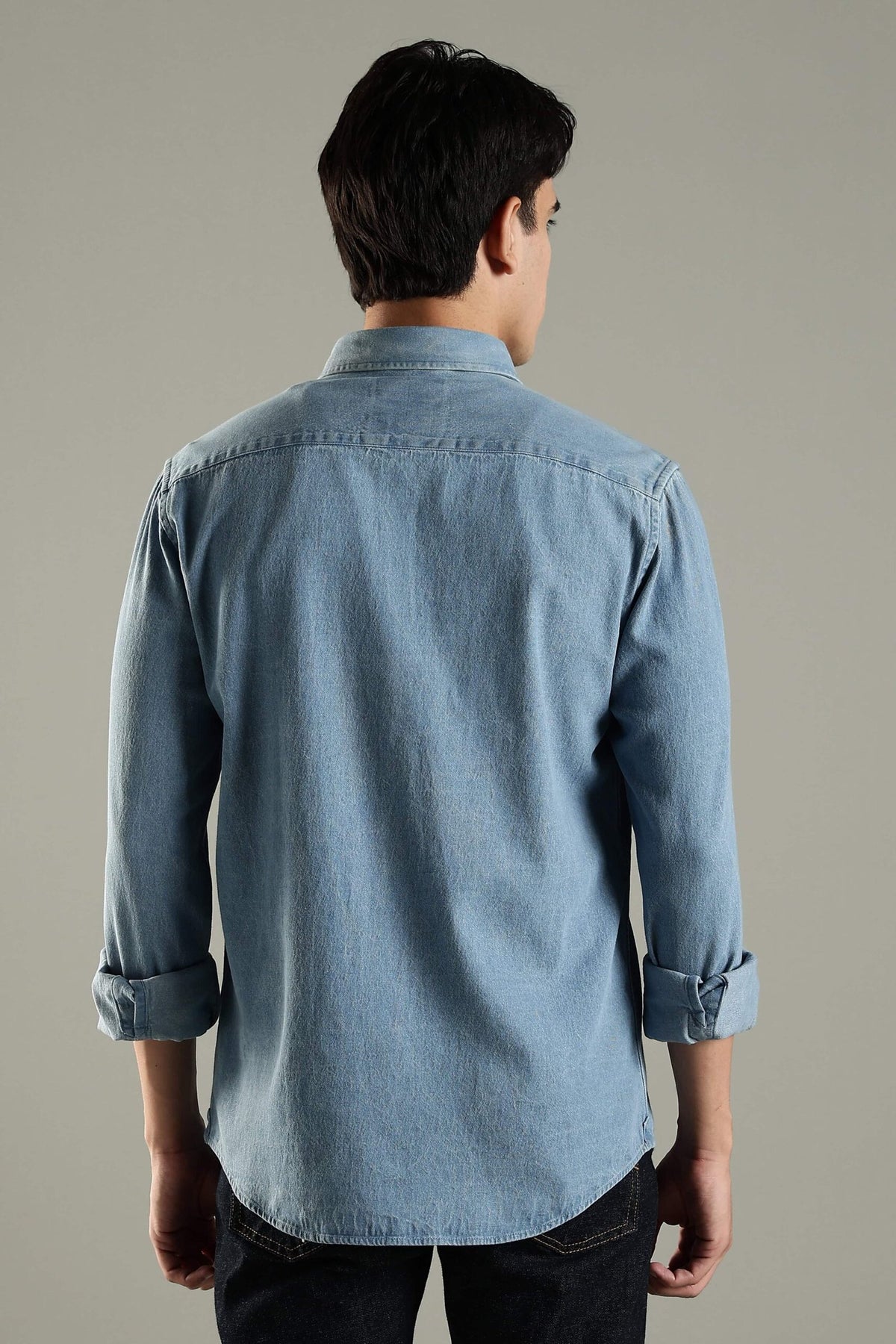 Vintage Denim Shirt - Ice Blue