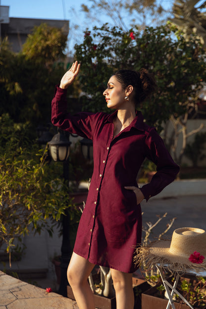 Raspa Shirt Dress