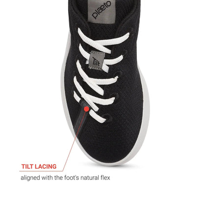 Women’s Aura Black Casual Shoes Plaeto
