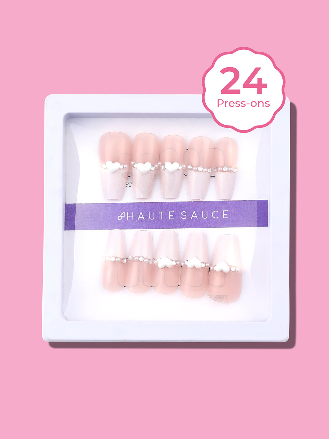 The French CÃ¥â€œUr Press-On Nails - Daisy White