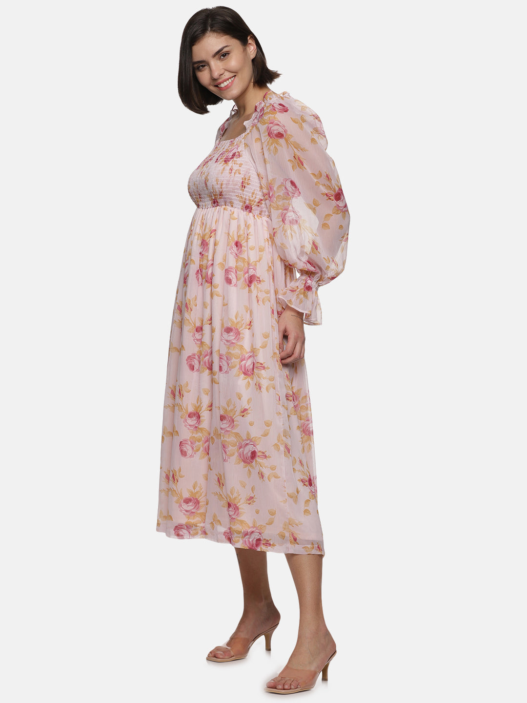 IS.U Floral mini skirt