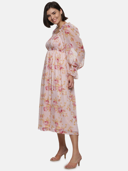 IS.U Floral mini skirt