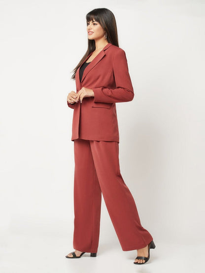 Deep Rust Solid Power Suit