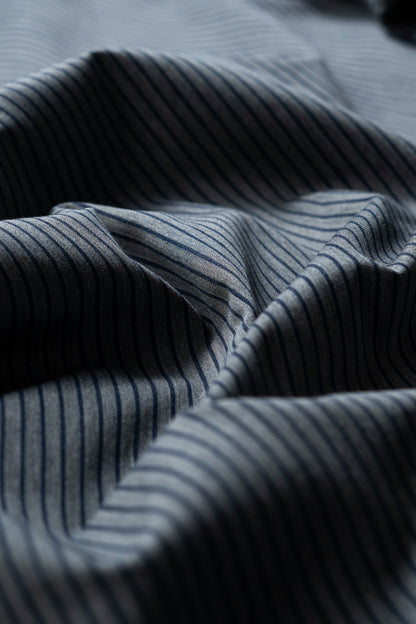Grey Regular Fit Striped Casual Cotton Shirt for Men (CIFON)