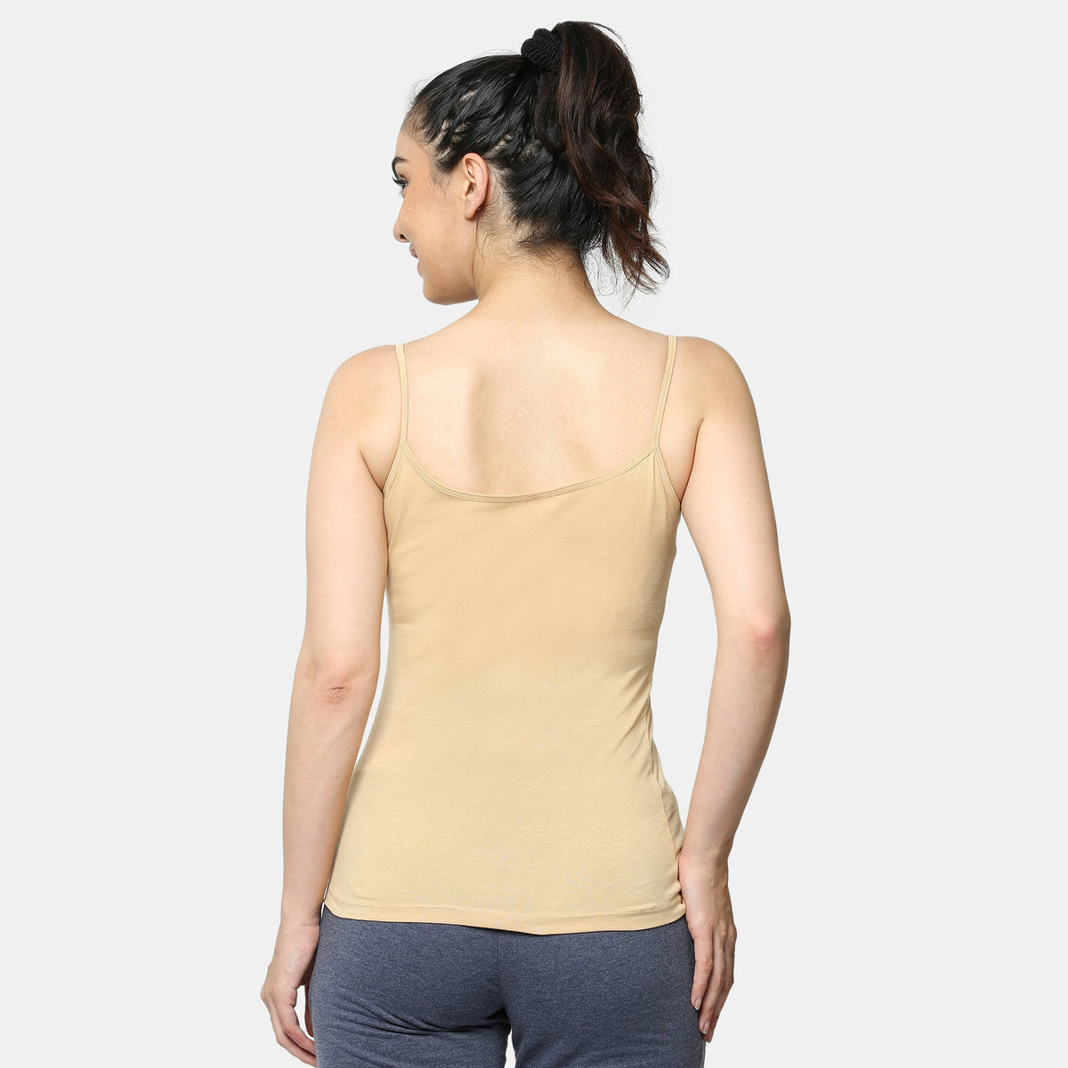Envie Contour Fit Round Neck Short Length Lace Camisole