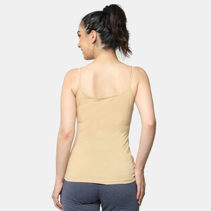 Envie Contour Fit Round Neck Short Length Lace Camisole
