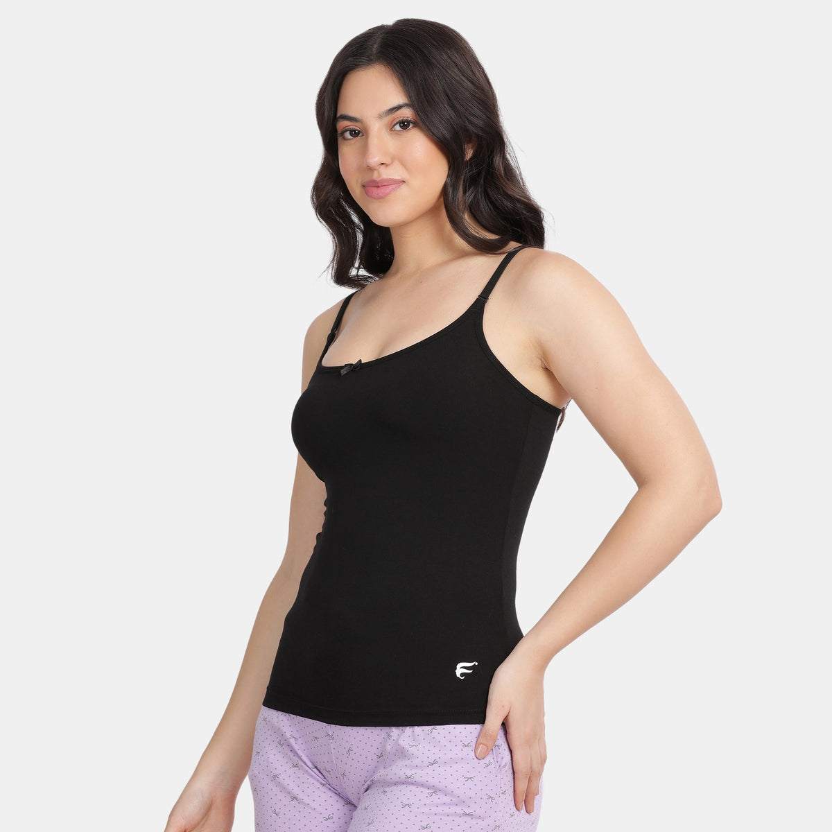 Envie Relaxed Fit Scoop Neck Short Length Camisole