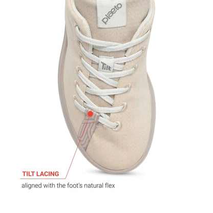 Beige Aura Training Shoes for Women Plaeto