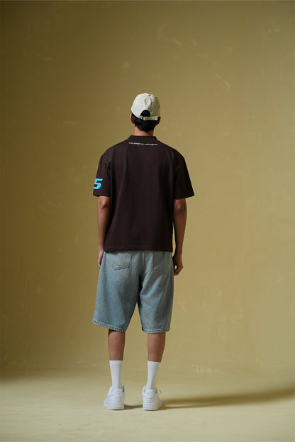 Sanctuary Printed Brown Oversized T-Shirt Main Character