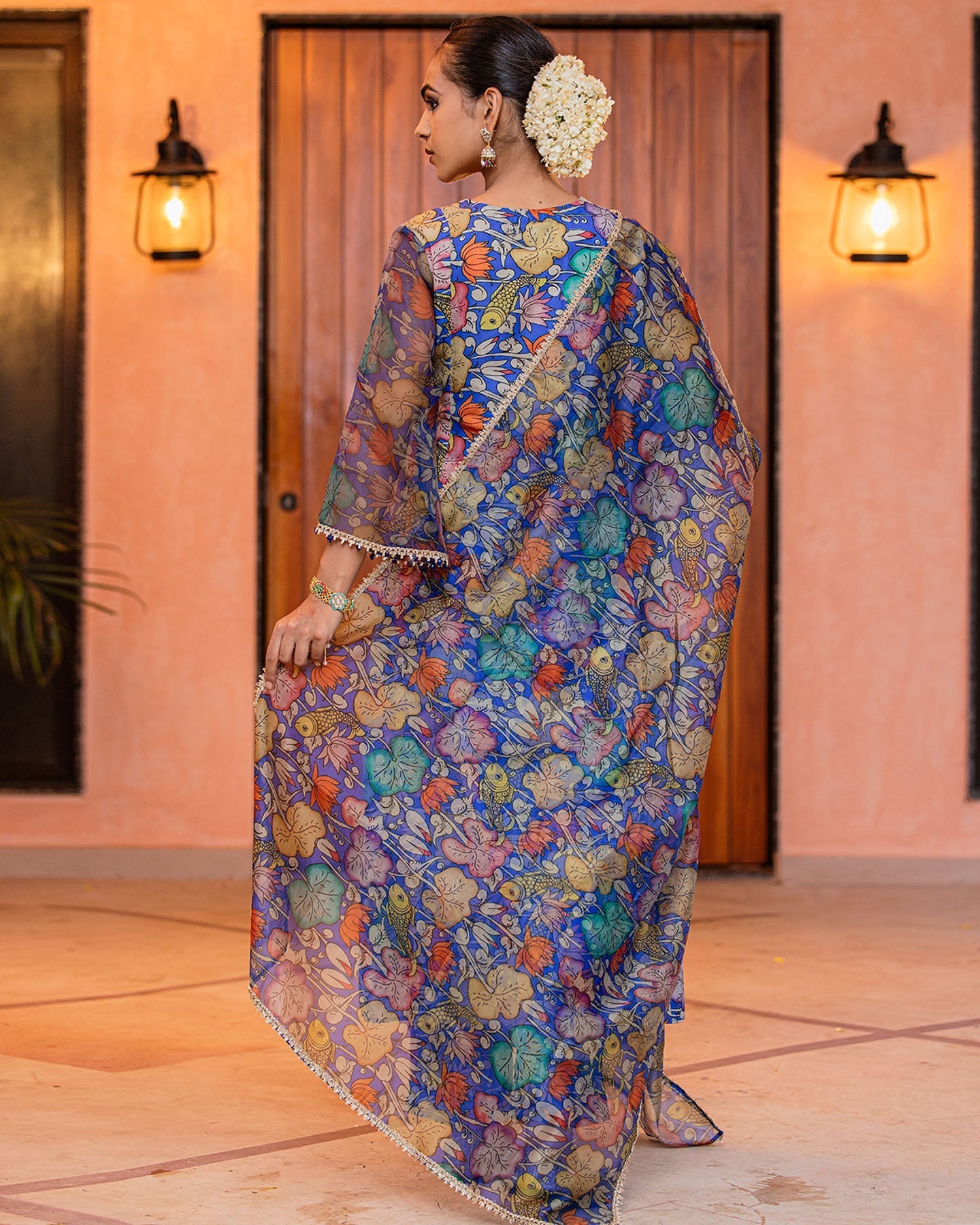 Multicolor Kalamkari Suit Set