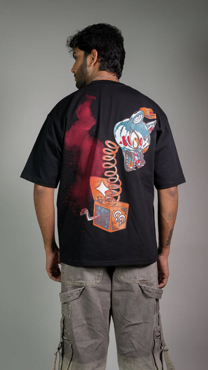 Dark Secret Black Men’S Oversized T-Shirt Rustlines