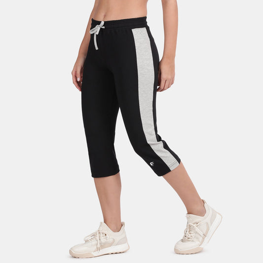 Envie Regular Fit 3/4th Length Contrast Capri