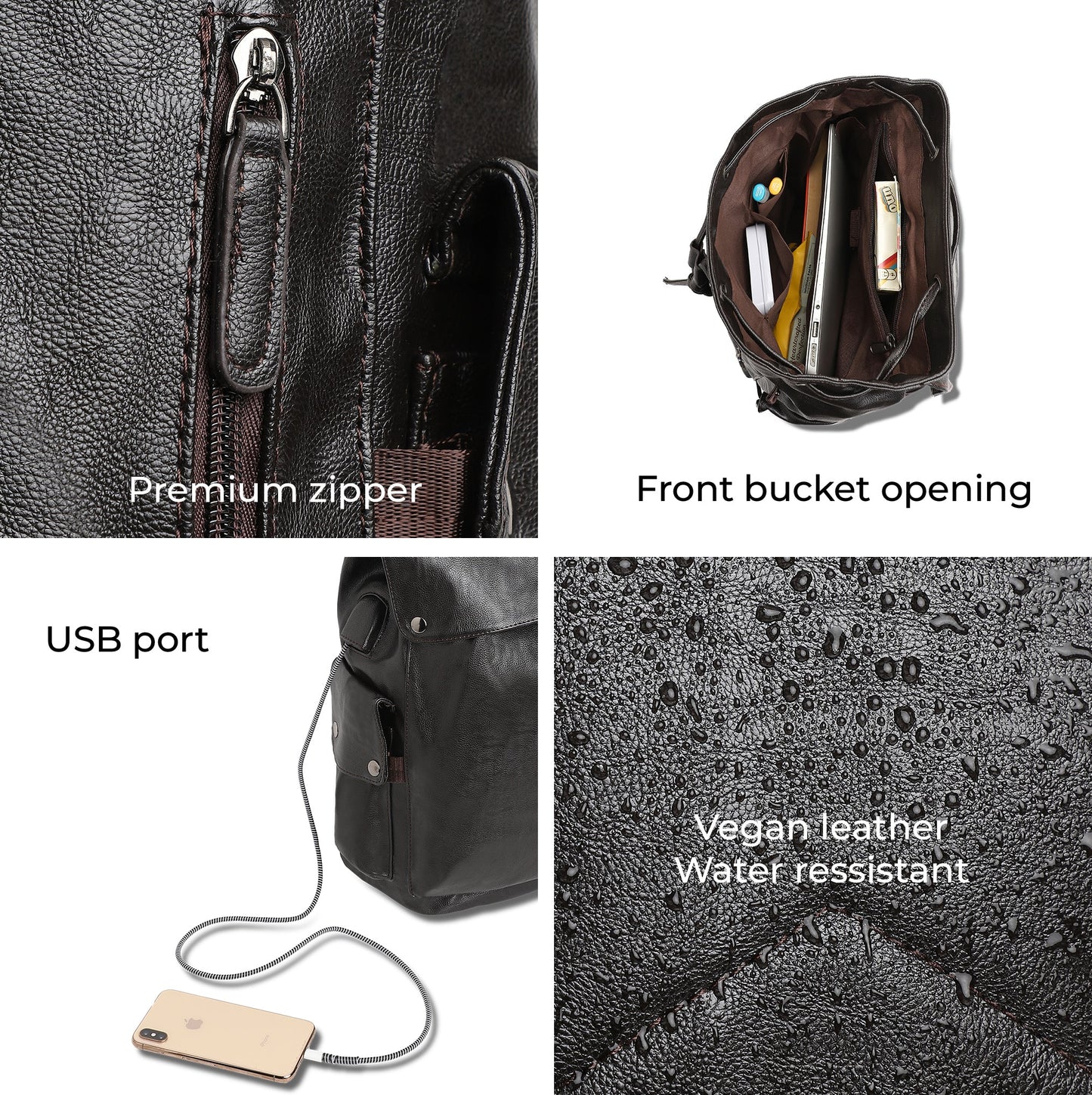 The Trekker Backpack - Coffee Brown