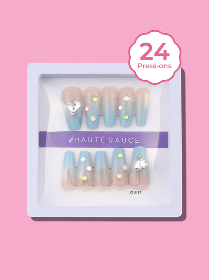 The SirÃ£Â¨Ne Press-On Nails - Powder Blue