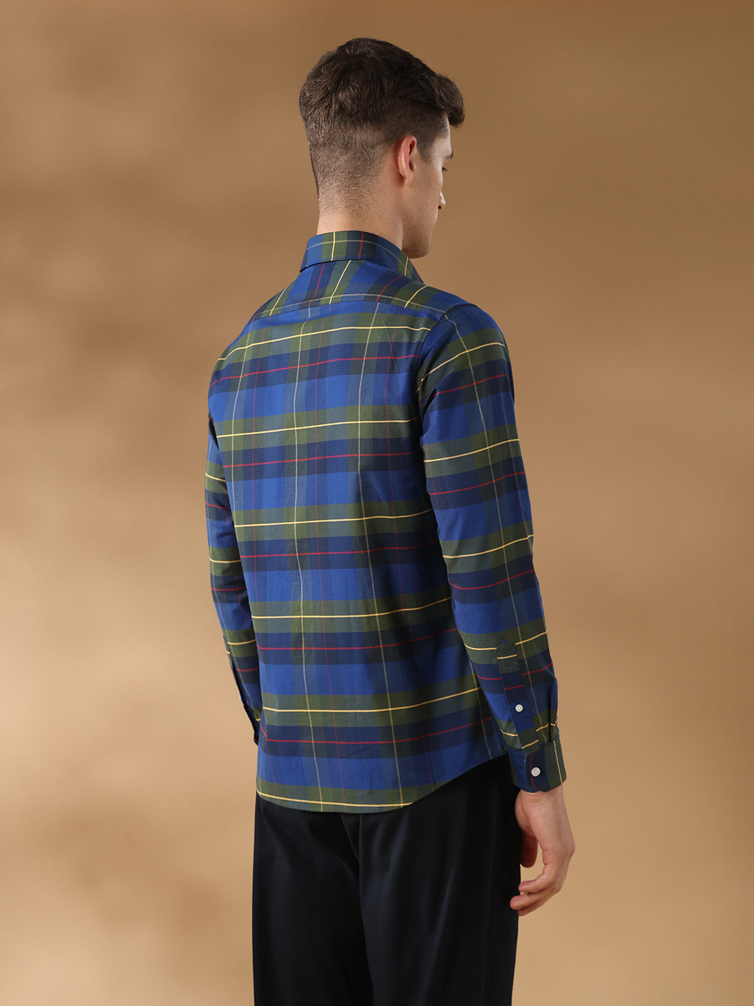 Blue Regular Fit Casual Cotton Shirt for men (CINTA)