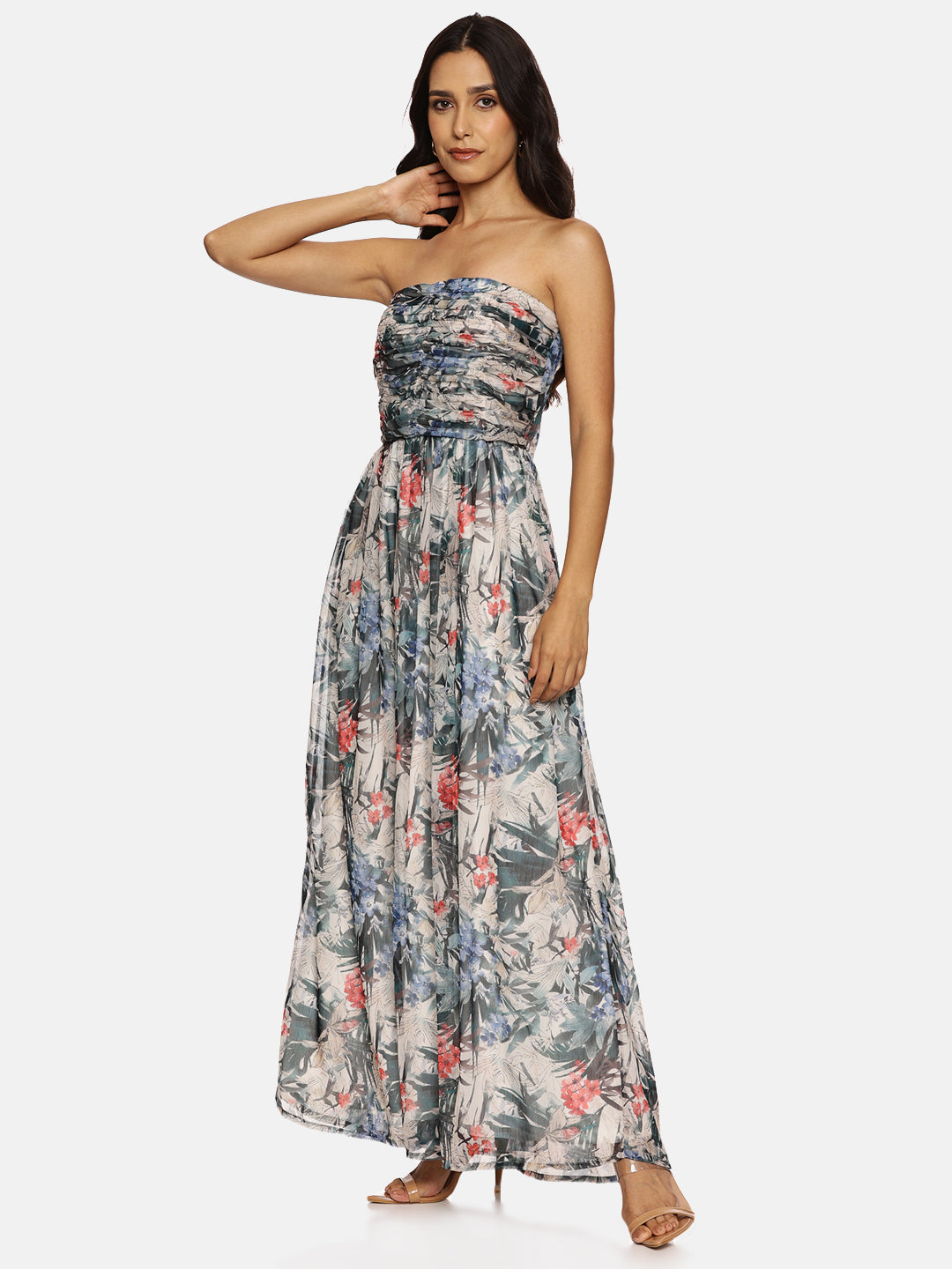 Western maxi dress for women 