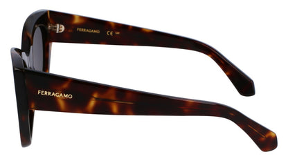Salvatore Ferragamo Dark Tortoise Woman Sunglasses