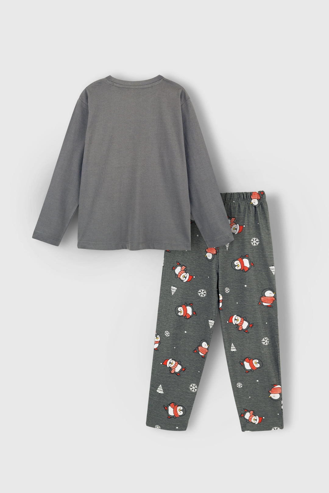 Cozy Penguin Pajama Set for Family Nap Chief