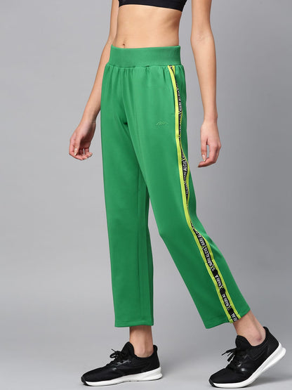 Alcis Women Green Solid Track Pants