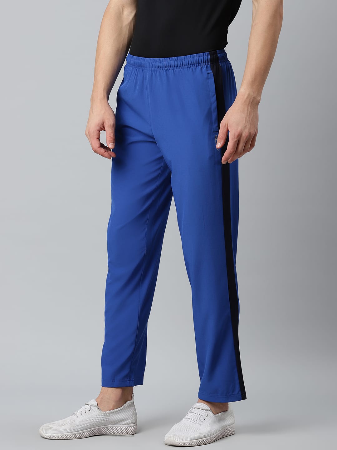 Alcis Men Blue Solid Track Pants