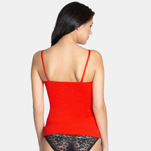 Envie Regular Fit Round Neck Short Length Basic Camisole