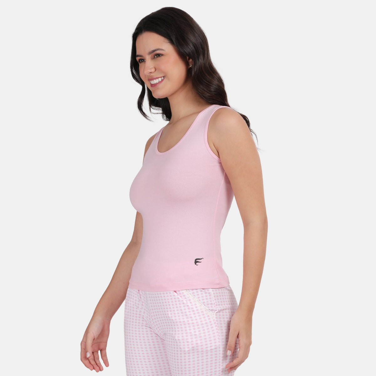 Envie Regular Fit U-Neck Short Length Tank Top