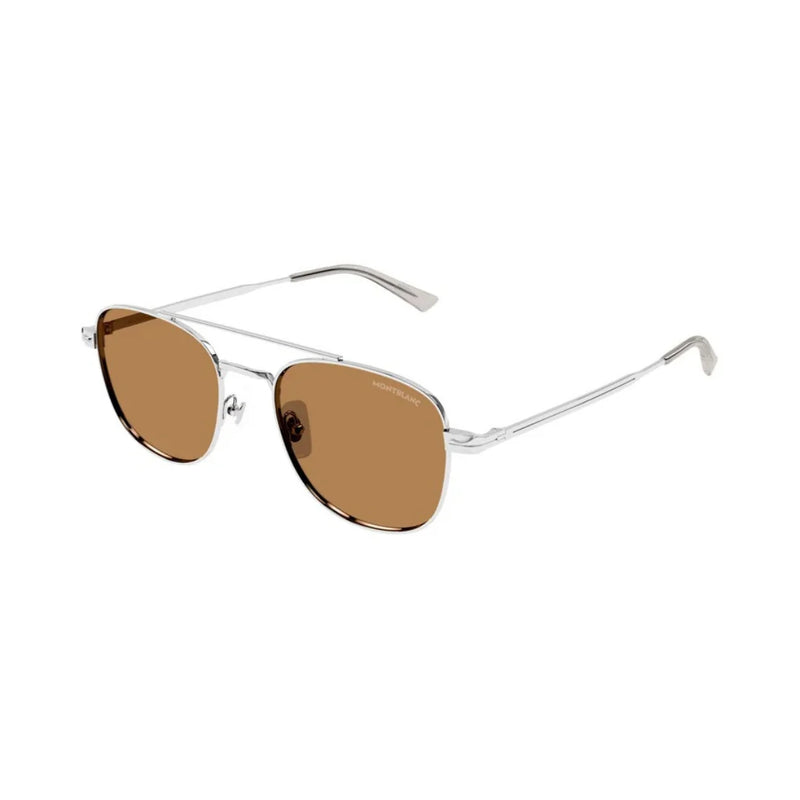 MONT BLANC Asian Fit Men's Sliver Sunglasses